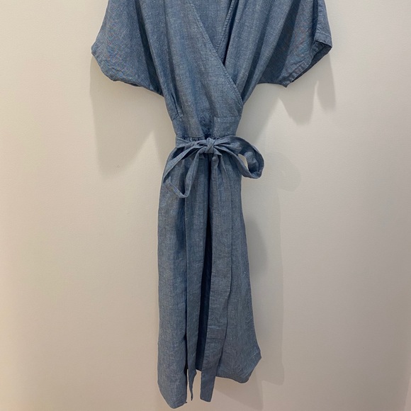 Sotela Luna Wrap Dress Size 3 Blue - Picture 3 of 9